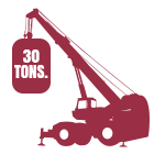 GRÚA PETTIBONE CAP. DE 30 TONS