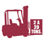 MONTACARGAS DE 2 A 20 TONS